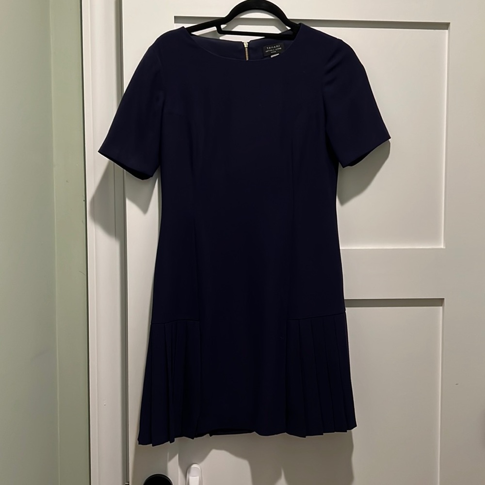 Navy Tahari Dress